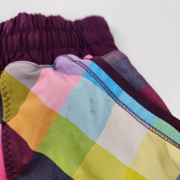 Lululemon Shake & Break Short Womens 6 Sea Check Multi Plum READ PLEASE - Picture 10 of 10